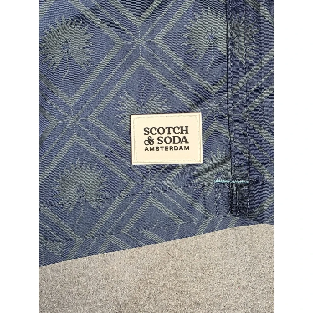 Scotch & Soda Amsterdam Men's Swim Shorts LARGE Trunk Board Shorts Boating